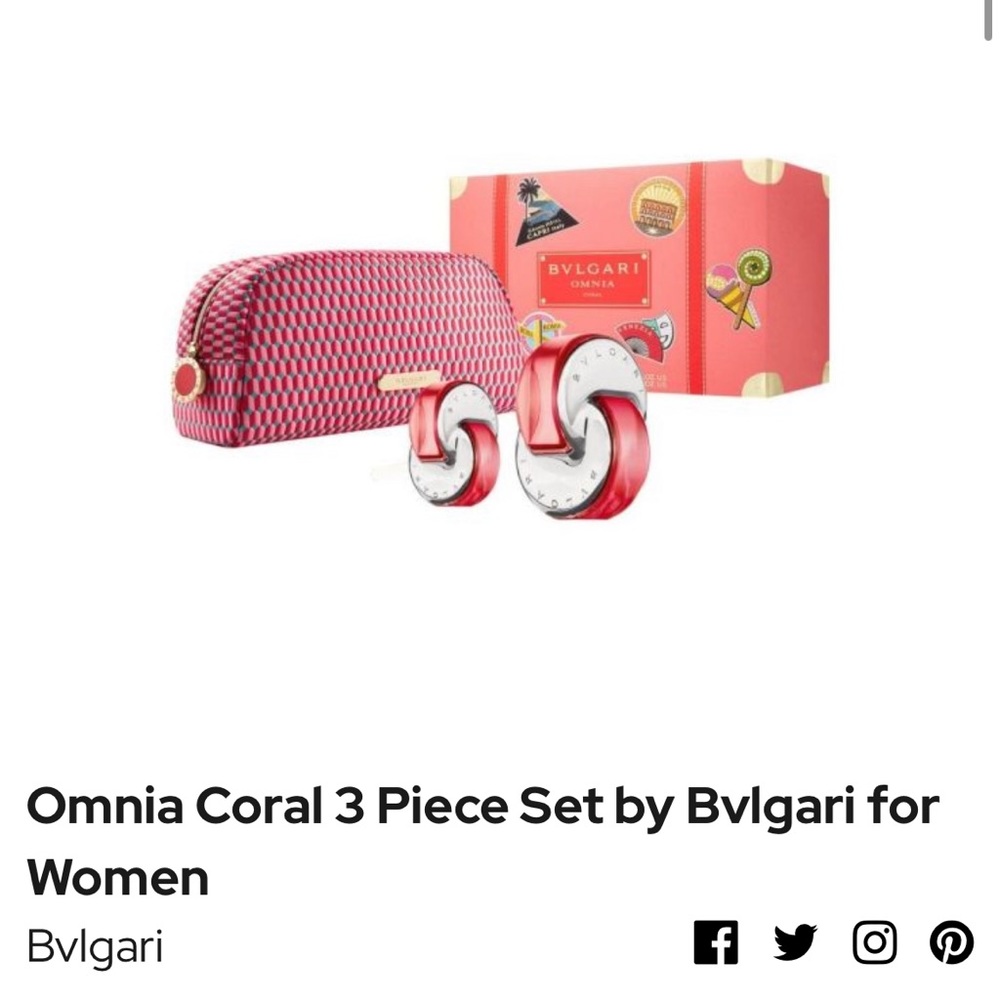 Bvlgari Omnia Coral Set
